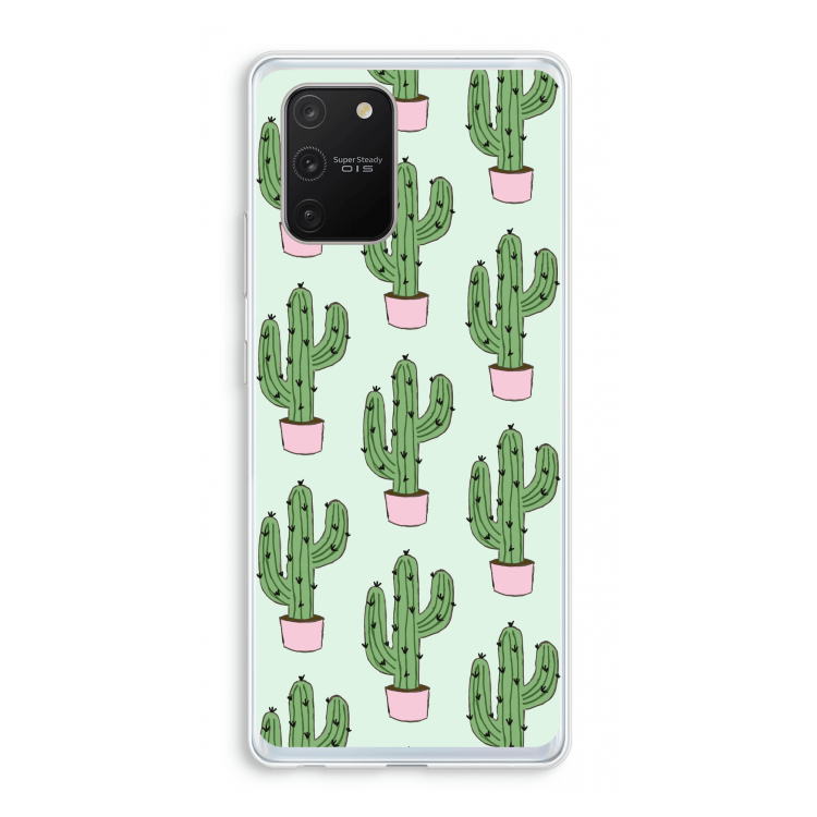 Cactus Lover: Samsung Galaxy S10 Lite Transparant Hoesje