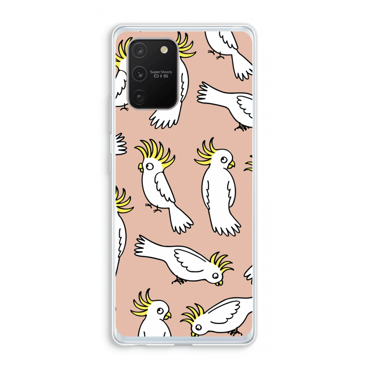 Papegaai: Samsung Galaxy S10 Lite Transparant Hoesje