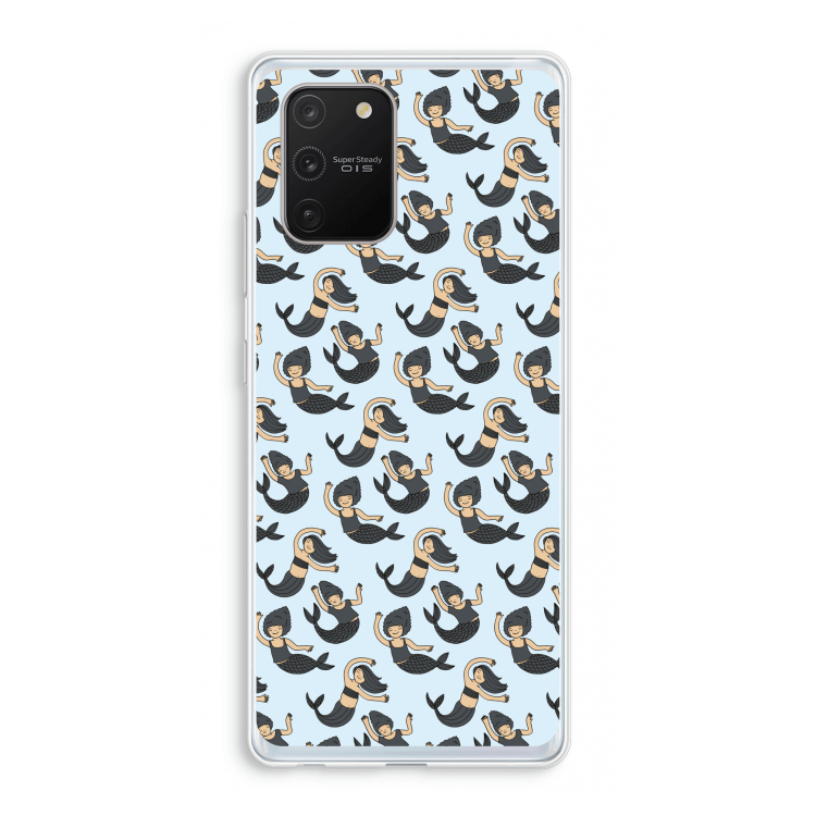 Zeemeermin: Samsung Galaxy S10 Lite Transparant Hoesje