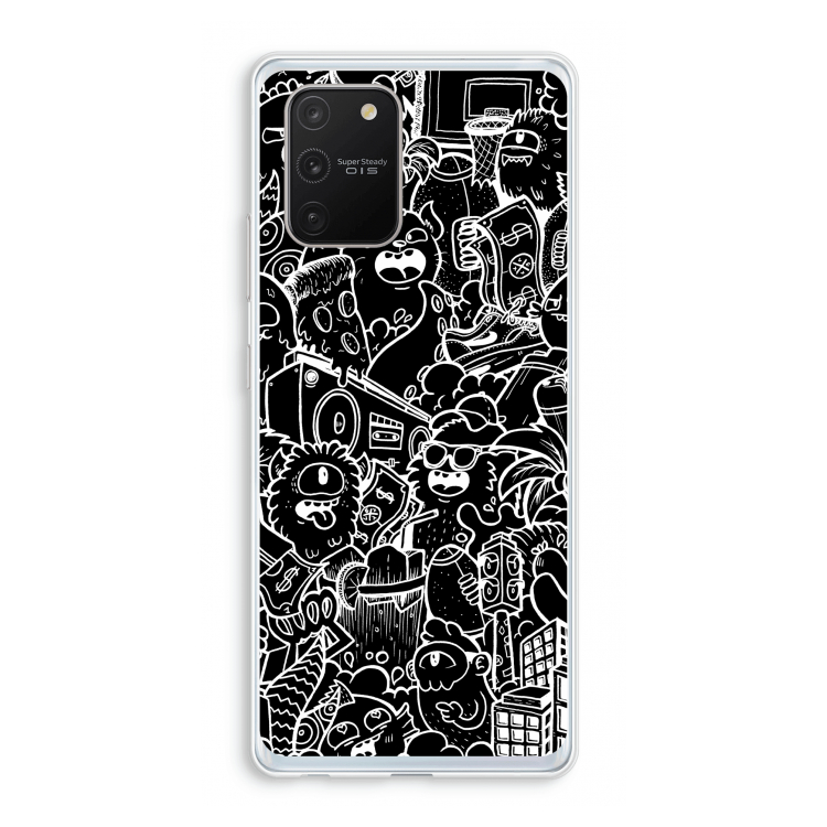 Vexx Black City : Samsung Galaxy S10 Lite Transparant Hoesje