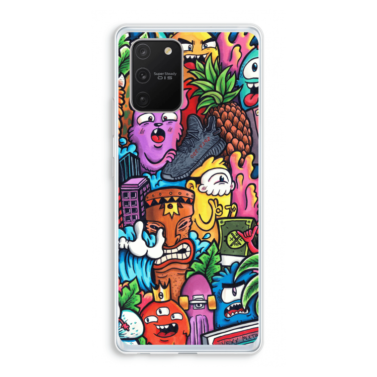 Vexx Mixtape: Samsung Galaxy S10 Lite Transparant Hoesje