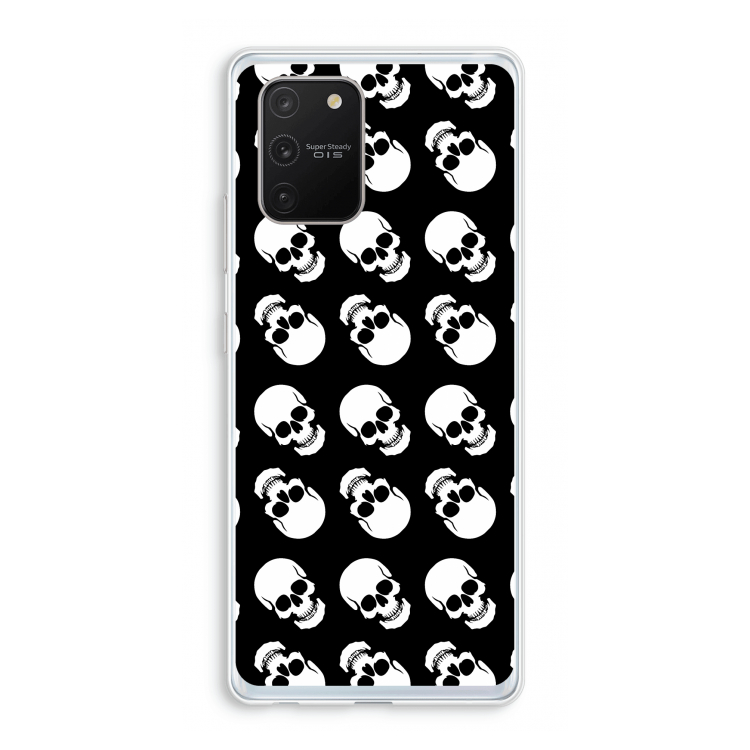 Musketon Skulls: Samsung Galaxy S10 Lite Transparant Hoesje