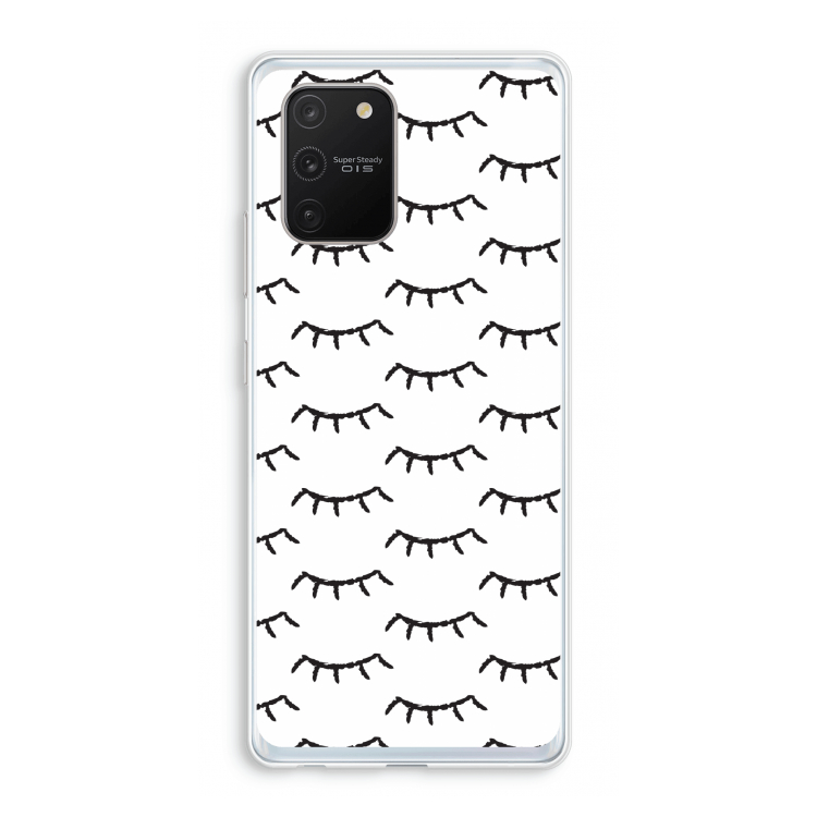 Wimpers: Samsung Galaxy S10 Lite Transparant Hoesje