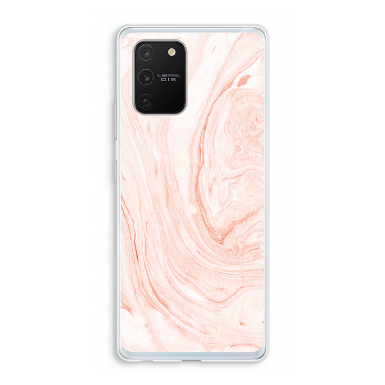 Peach bath: Samsung Galaxy S10 Lite Transparant Hoesje