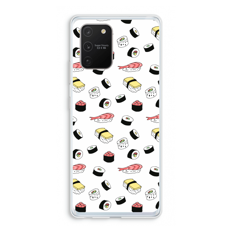 Sushi time: Samsung Galaxy S10 Lite Transparant Hoesje