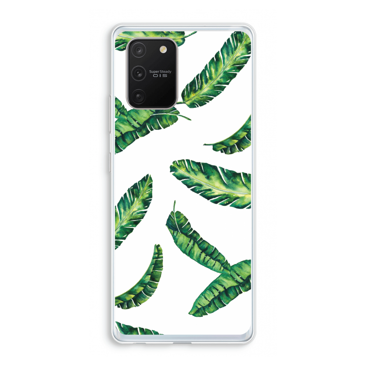 Lange bladeren: Samsung Galaxy S10 Lite Transparant Hoesje