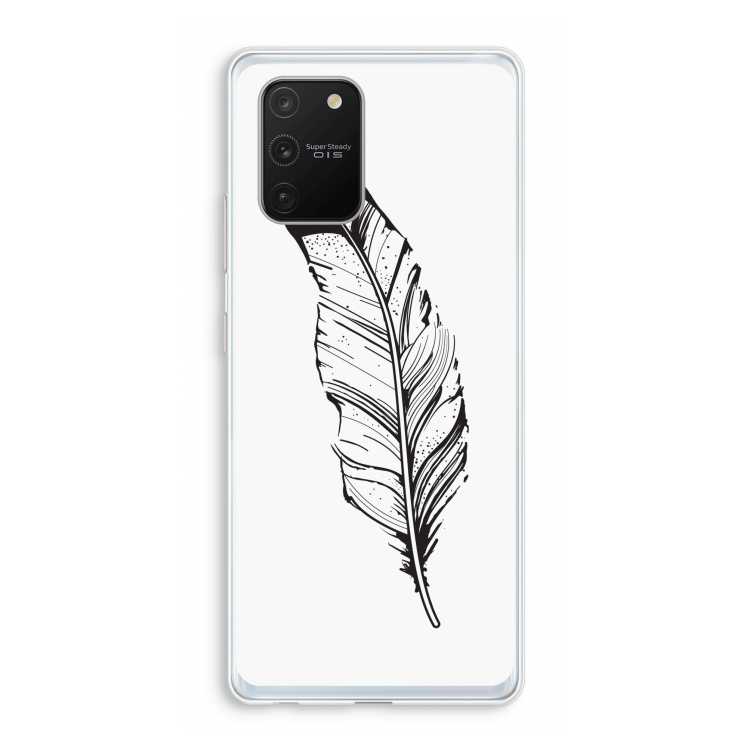 Pluim: Samsung Galaxy S10 Lite Transparant Hoesje