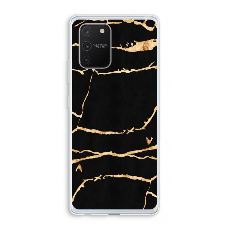 Gouden marmer: Samsung Galaxy S10 Lite Transparant Hoesje