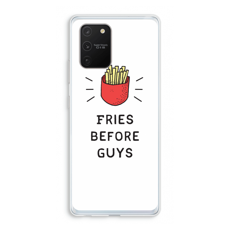 Fries before guys: Samsung Galaxy S10 Lite Transparant Hoesje
