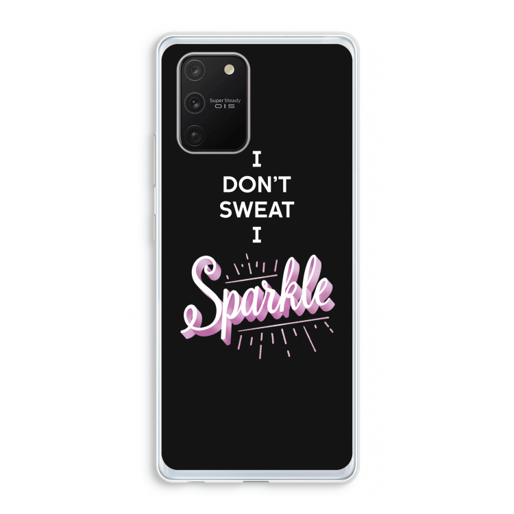 Sparkle quote: Samsung Galaxy S10 Lite Transparant Hoesje