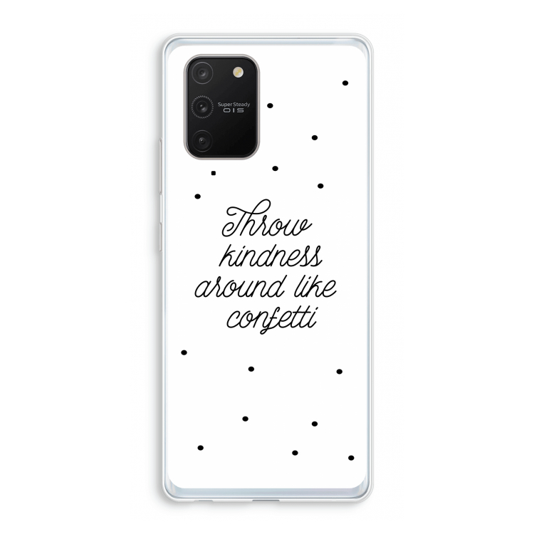 Confetti: Samsung Galaxy S10 Lite Transparant Hoesje