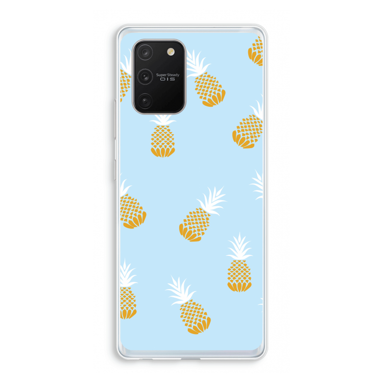 Ananasjes: Samsung Galaxy S10 Lite Transparant Hoesje