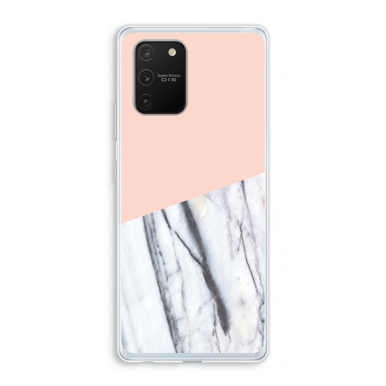 A touch of peach: Samsung Galaxy S10 Lite Transparant Hoesje