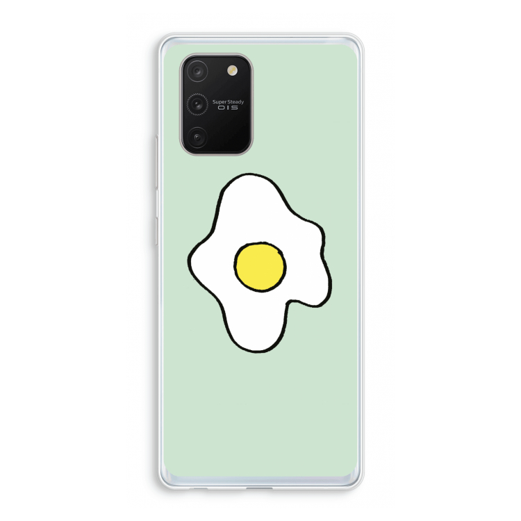 Spiegelei: Samsung Galaxy S10 Lite Transparant Hoesje