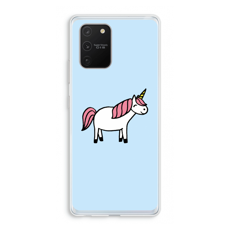 Eenhoorn: Samsung Galaxy S10 Lite Transparant Hoesje