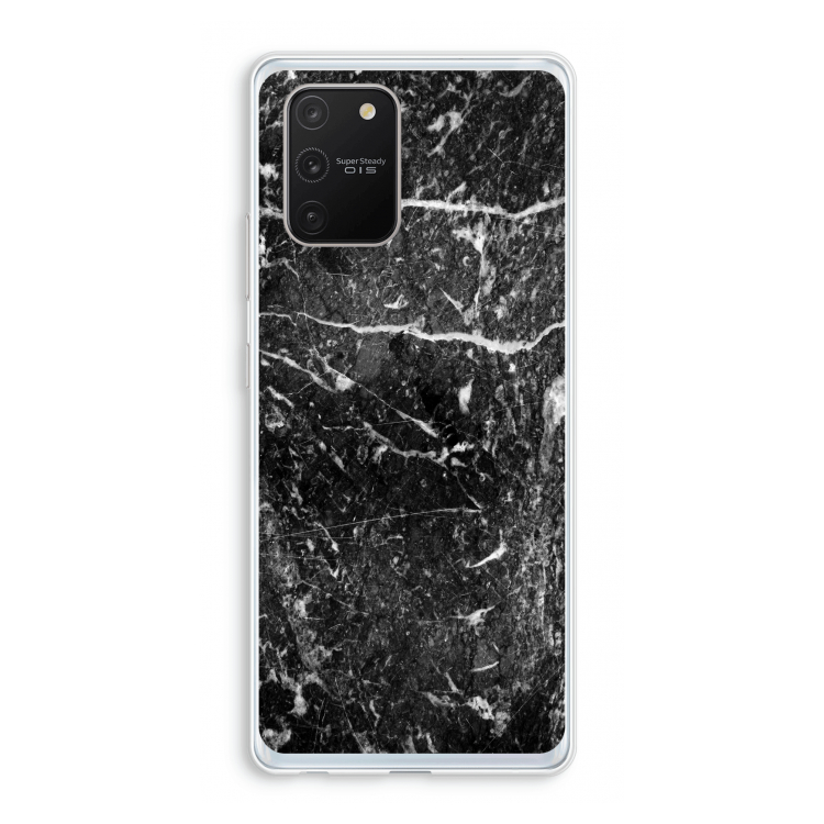 Zwart marmer: Samsung Galaxy S10 Lite Transparant Hoesje