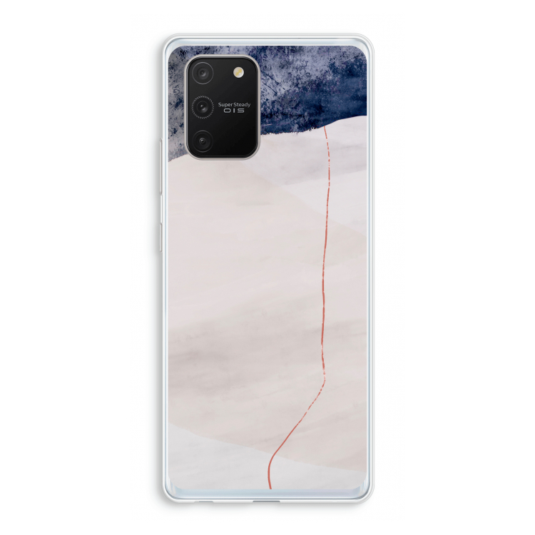 Stone White: Samsung Galaxy S10 Lite Transparant Hoesje