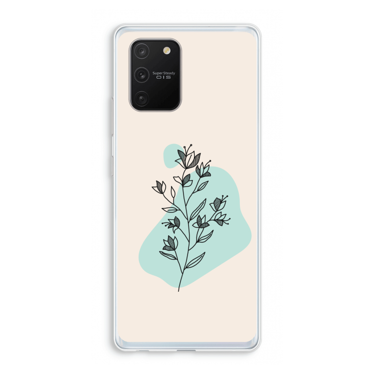 Violets are blue: Samsung Galaxy S10 Lite Transparant Hoesje