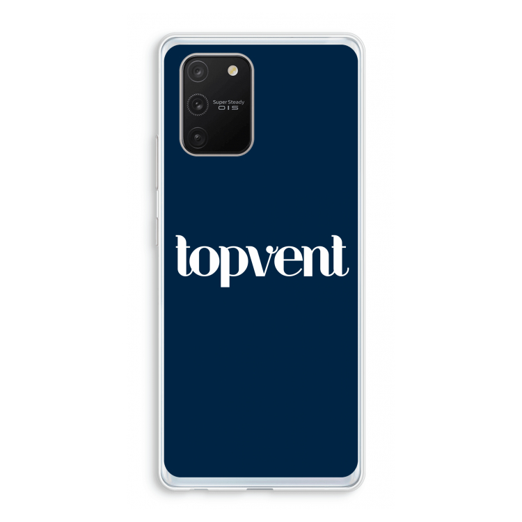 Topvent Navy: Samsung Galaxy S10 Lite Transparant Hoesje