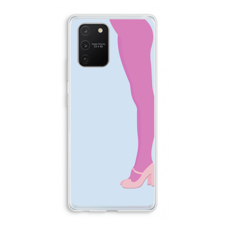Pink panty: Samsung Galaxy S10 Lite Transparant Hoesje