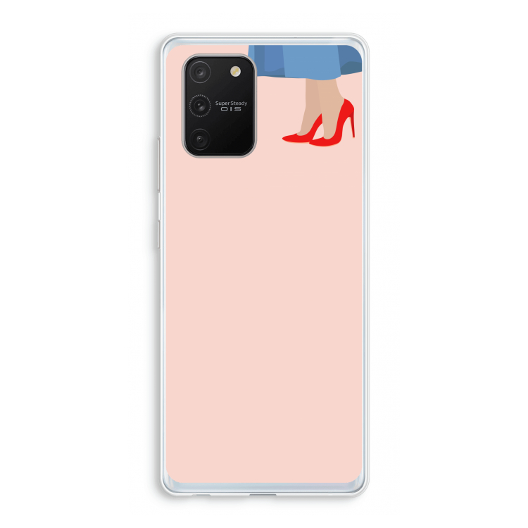 High heels: Samsung Galaxy S10 Lite Transparant Hoesje