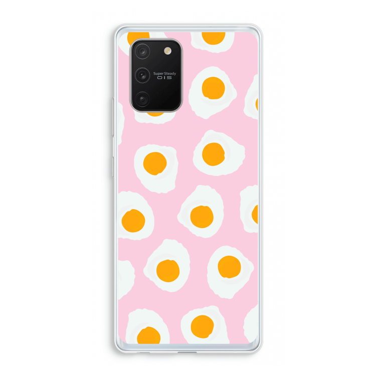 Dancing eggs: Samsung Galaxy S10 Lite Transparant Hoesje