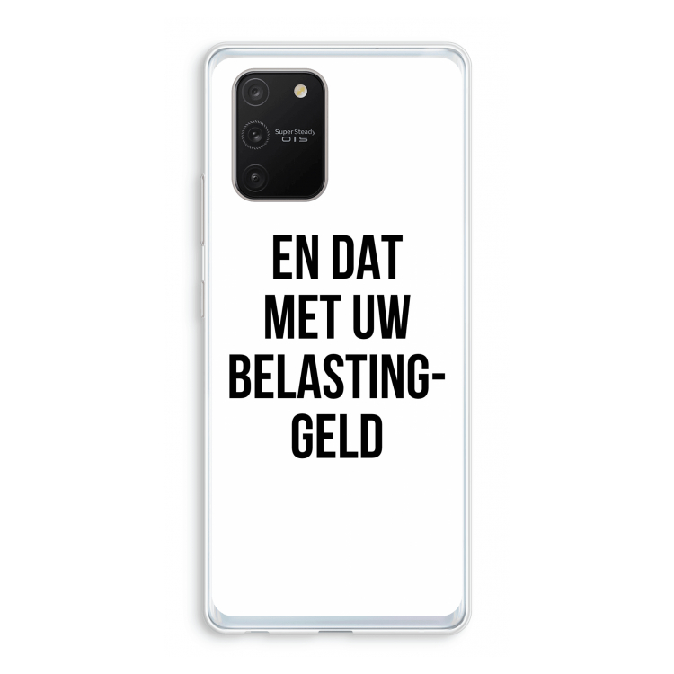 Belastinggeld: Samsung Galaxy S10 Lite Transparant Hoesje