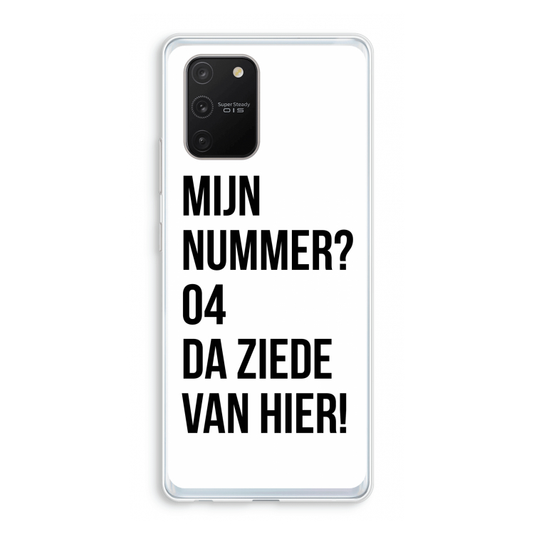 Da ziede van hier: Samsung Galaxy S10 Lite Transparant Hoesje