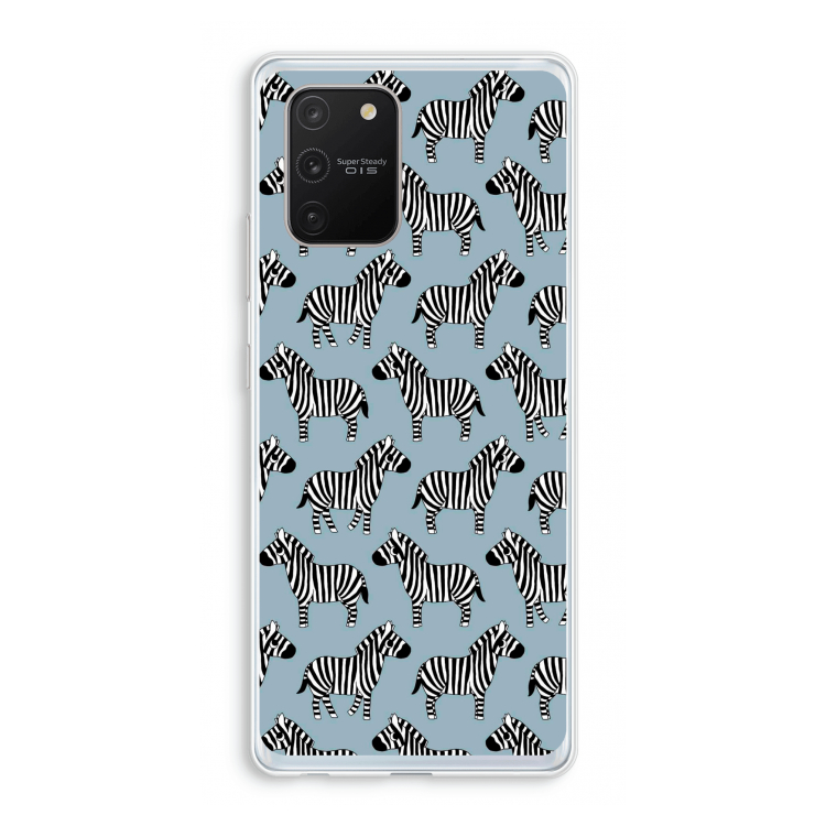 Zebra: Samsung Galaxy S10 Lite Transparant Hoesje