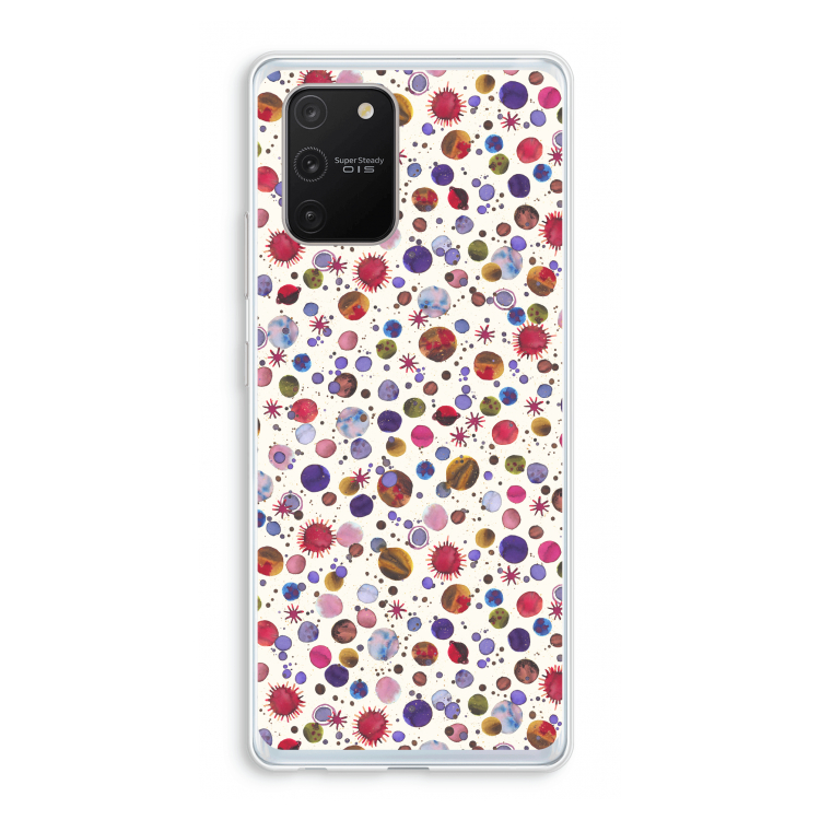 Planets Space: Samsung Galaxy S10 Lite Transparant Hoesje