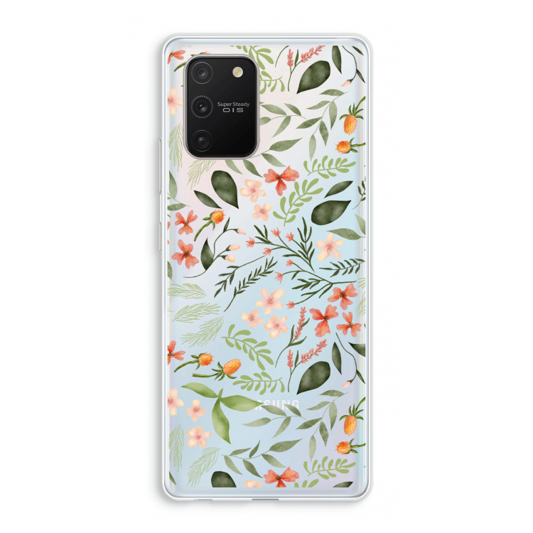 Sweet little flowers: Samsung Galaxy S10 Lite Transparant Hoesje