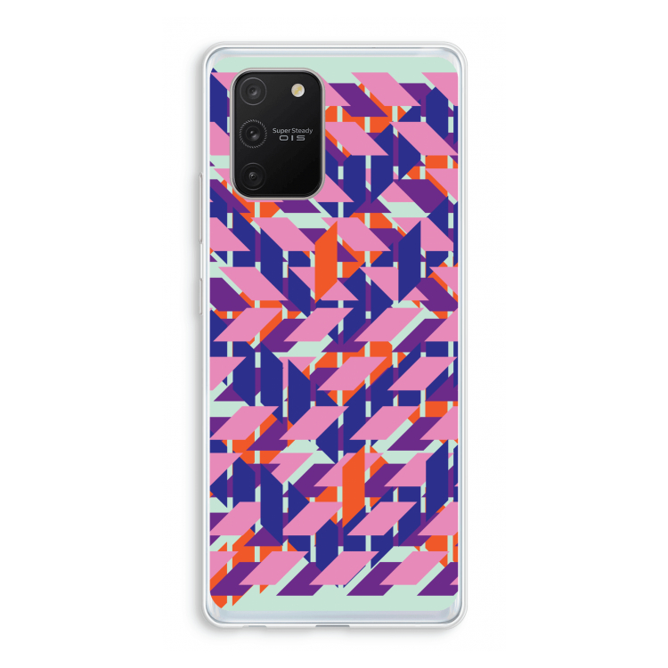 Skew Blush 3: Samsung Galaxy S10 Lite Transparant Hoesje