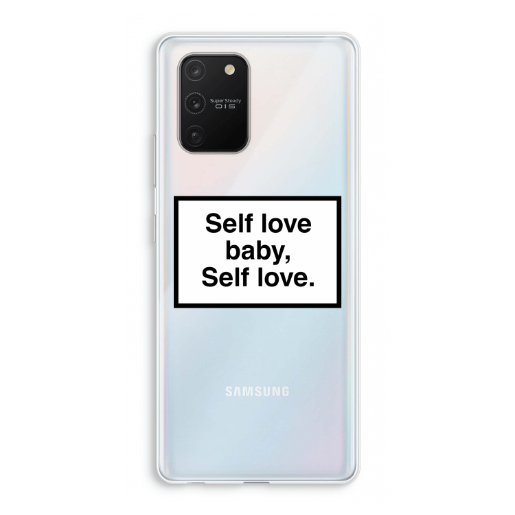 Self love: Samsung Galaxy S10 Lite Transparant Hoesje