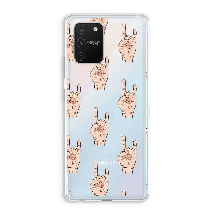 Rock: Samsung Galaxy S10 Lite Transparant Hoesje