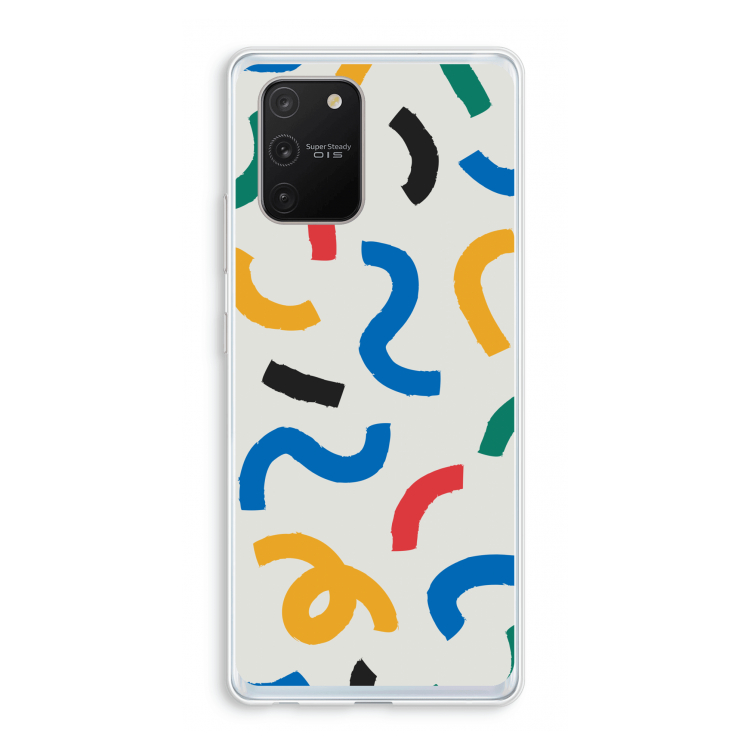 Illustratieve pop 2: Samsung Galaxy S10 Lite Transparant Hoesje