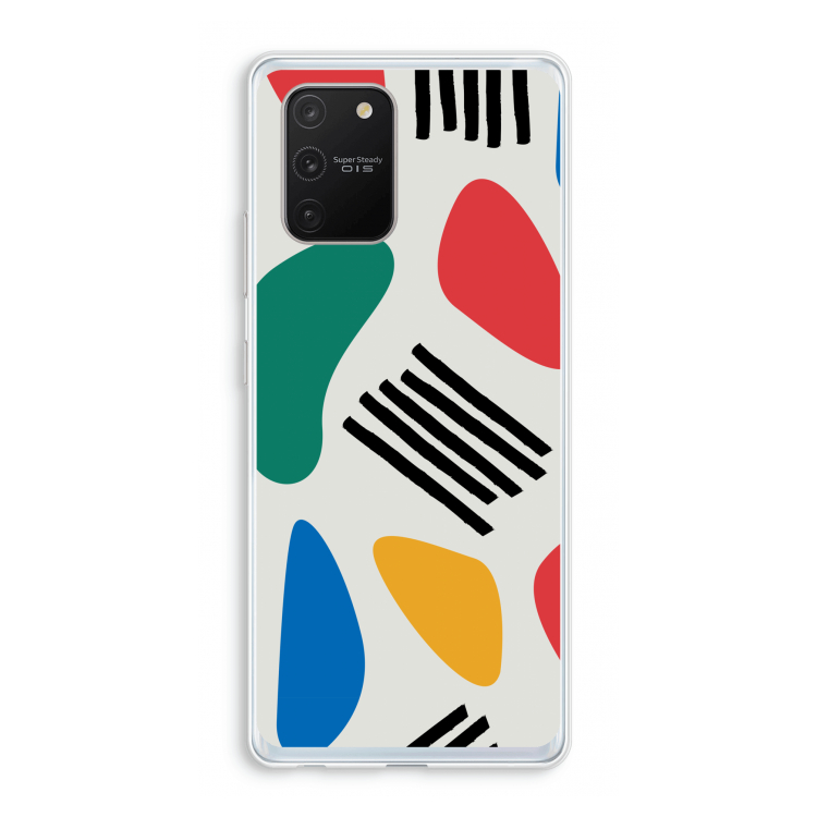 Illustratieve pop 1: Samsung Galaxy S10 Lite Transparant Hoesje