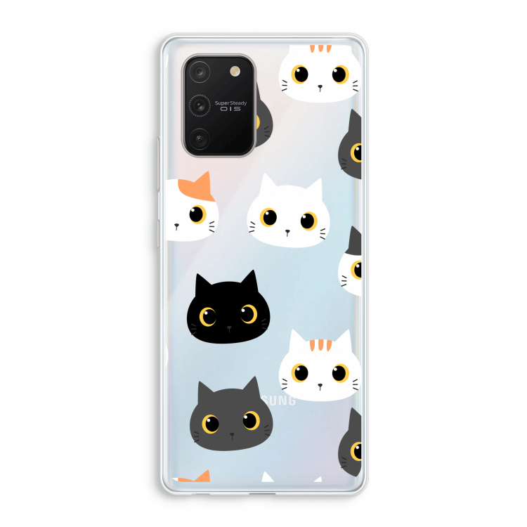 Katten: Samsung Galaxy S10 Lite Transparant Hoesje