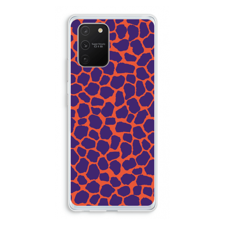Purple Giraffe: Samsung Galaxy S10 Lite Transparant Hoesje