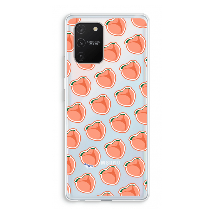 Just peachy: Samsung Galaxy S10 Lite Transparant Hoesje