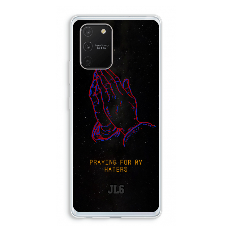 Praying For My Haters: Samsung Galaxy S10 Lite Transparant Hoesje