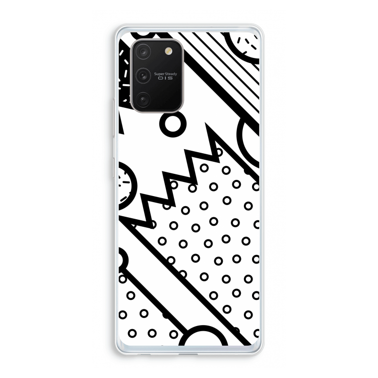Pop Art #4: Samsung Galaxy S10 Lite Transparant Hoesje