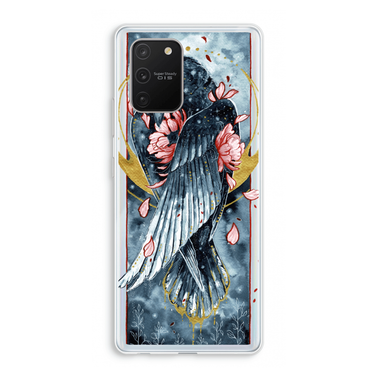 Golden Raven: Samsung Galaxy S10 Lite Transparant Hoesje