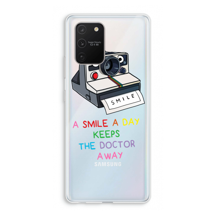 Smile: Samsung Galaxy S10 Lite Transparant Hoesje