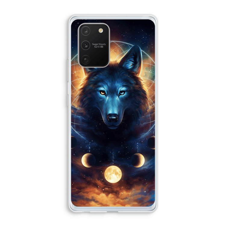 Wolf Dreamcatcher: Samsung Galaxy S10 Lite Transparant Hoesje