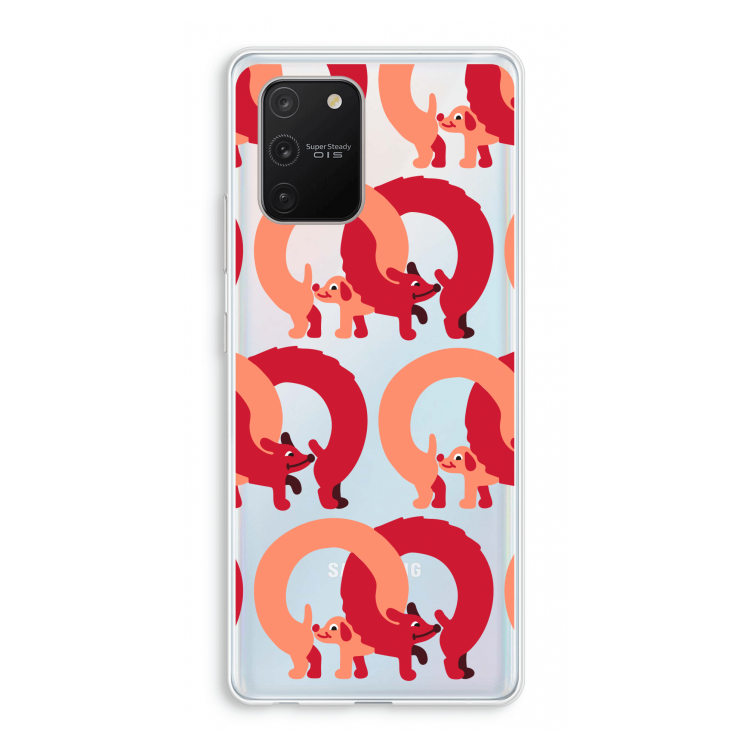 Dogs: Samsung Galaxy S10 Lite Transparant Hoesje