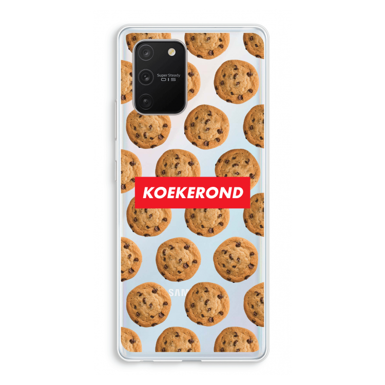 Koekerond: Samsung Galaxy S10 Lite Transparant Hoesje