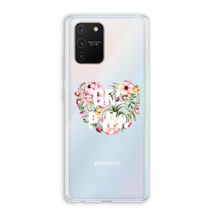 GRL PWR Flower: Samsung Galaxy S10 Lite Transparant Hoesje