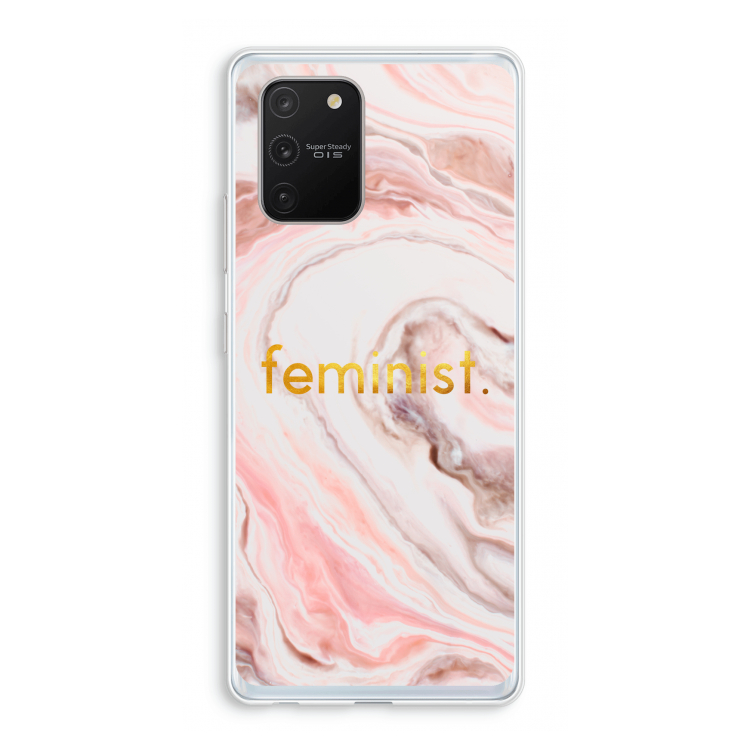 Feminist: Samsung Galaxy S10 Lite Transparant Hoesje