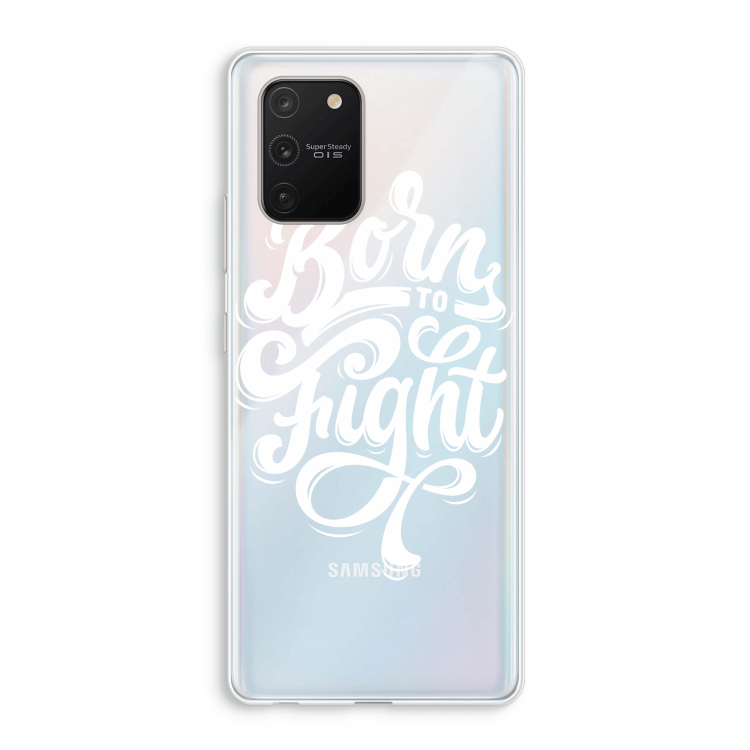 Born to Fight: Samsung Galaxy S10 Lite Transparant Hoesje