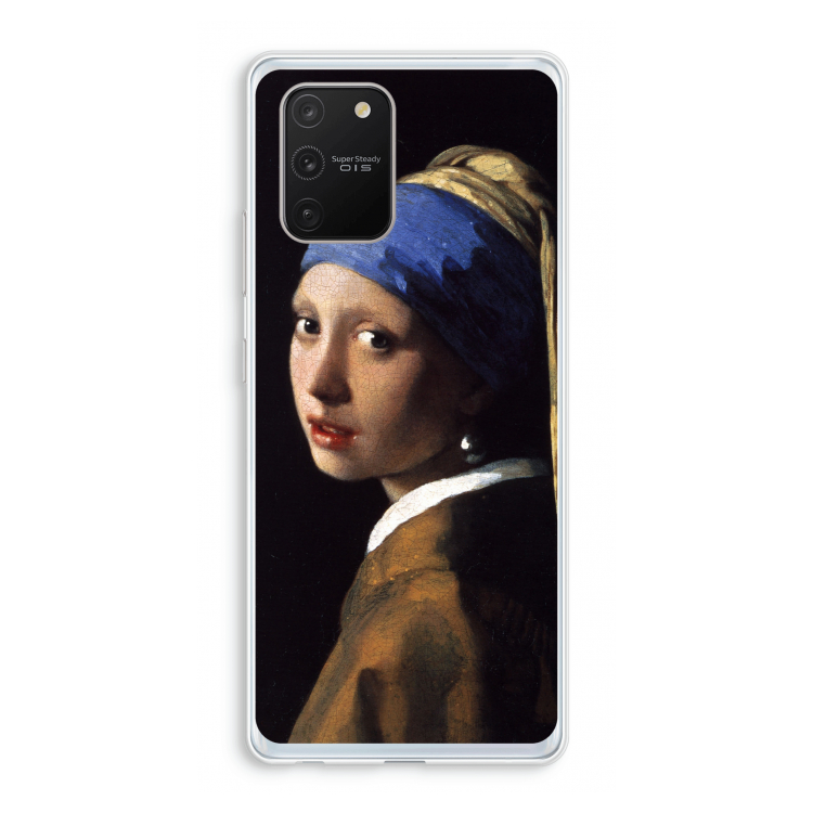 The Pearl Earring: Samsung Galaxy S10 Lite Transparant Hoesje